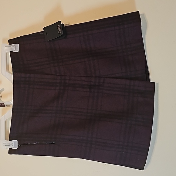 Dalia Flannel Mini Skirt Size 6‎ Purple/ Black - Picture 4 of 15